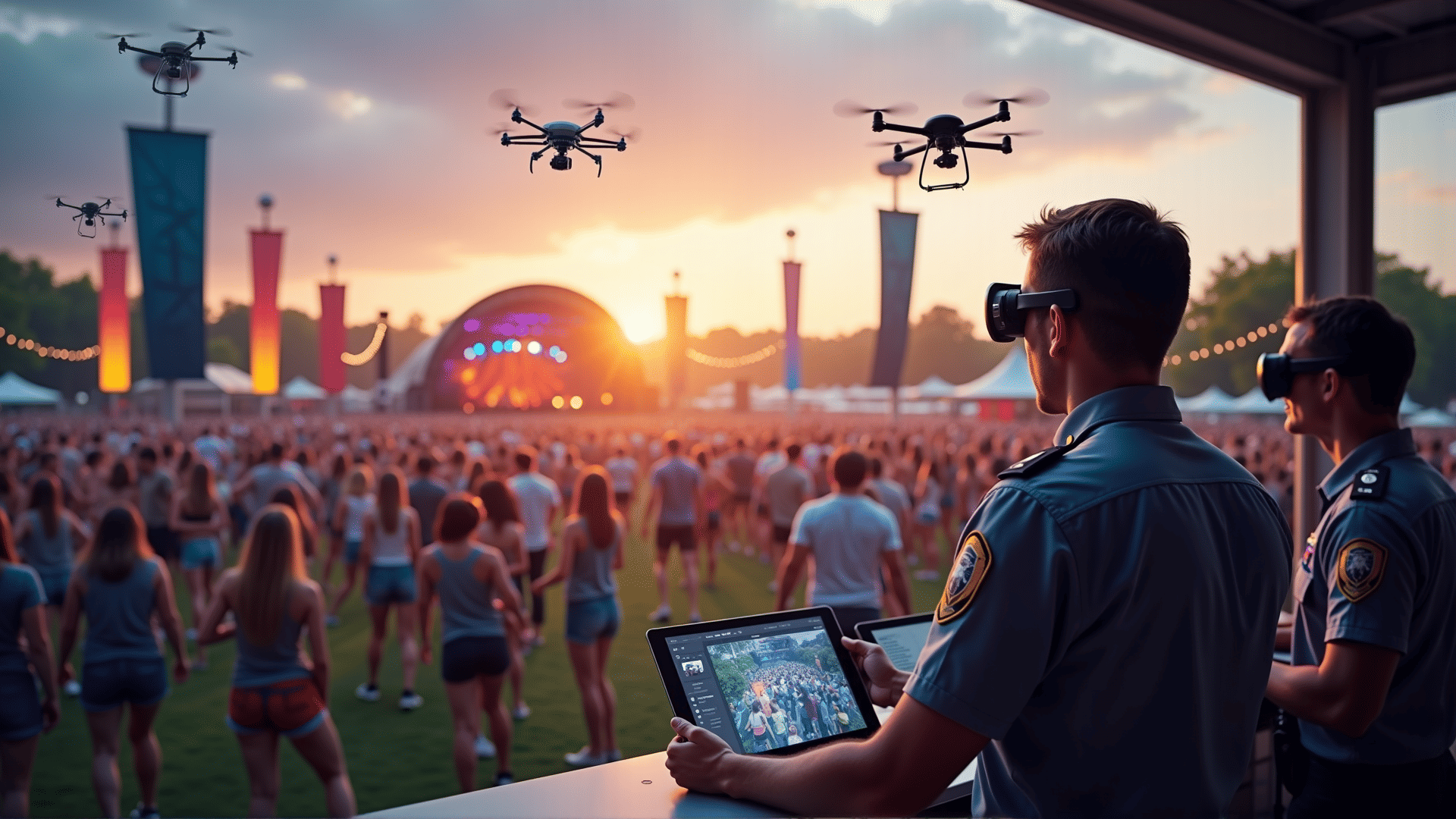 AI event security systems